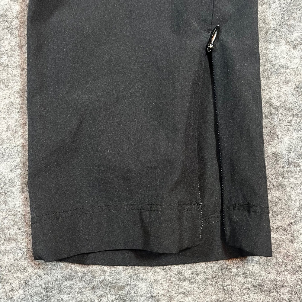 Tommy Bahama Golf Pants Womens M Black Stretch Ankle Zip Quiet Luxury Travel - Picture 5 of 12